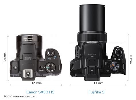 Canon PowerShot SX50 HS vs Fujifilm X-S1 Karşılaştırma